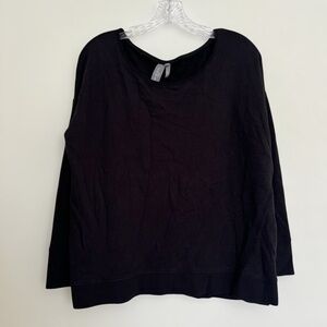 Sweaty Betty Black Oversized Sweater Sz S Athleisure Capsule Workout Sporty